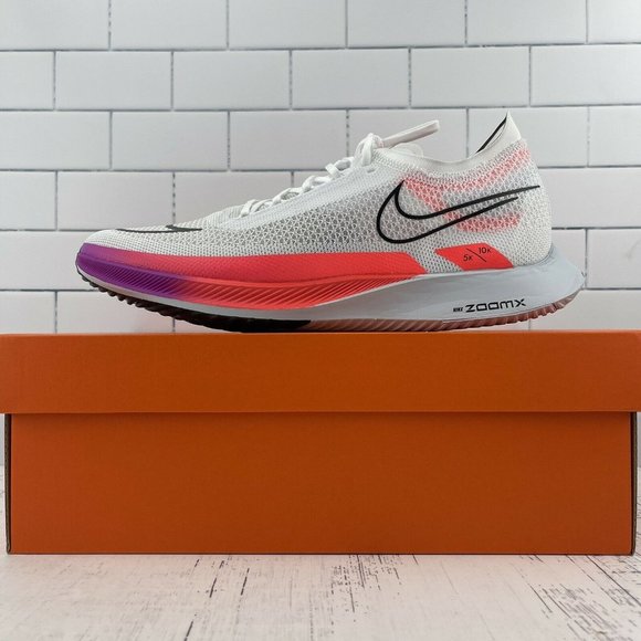 Nike Running Shoes Size 11 Mens ZoomX Streakfly 5K 10K Crimson Lightweight Race - Picture 1 of 12